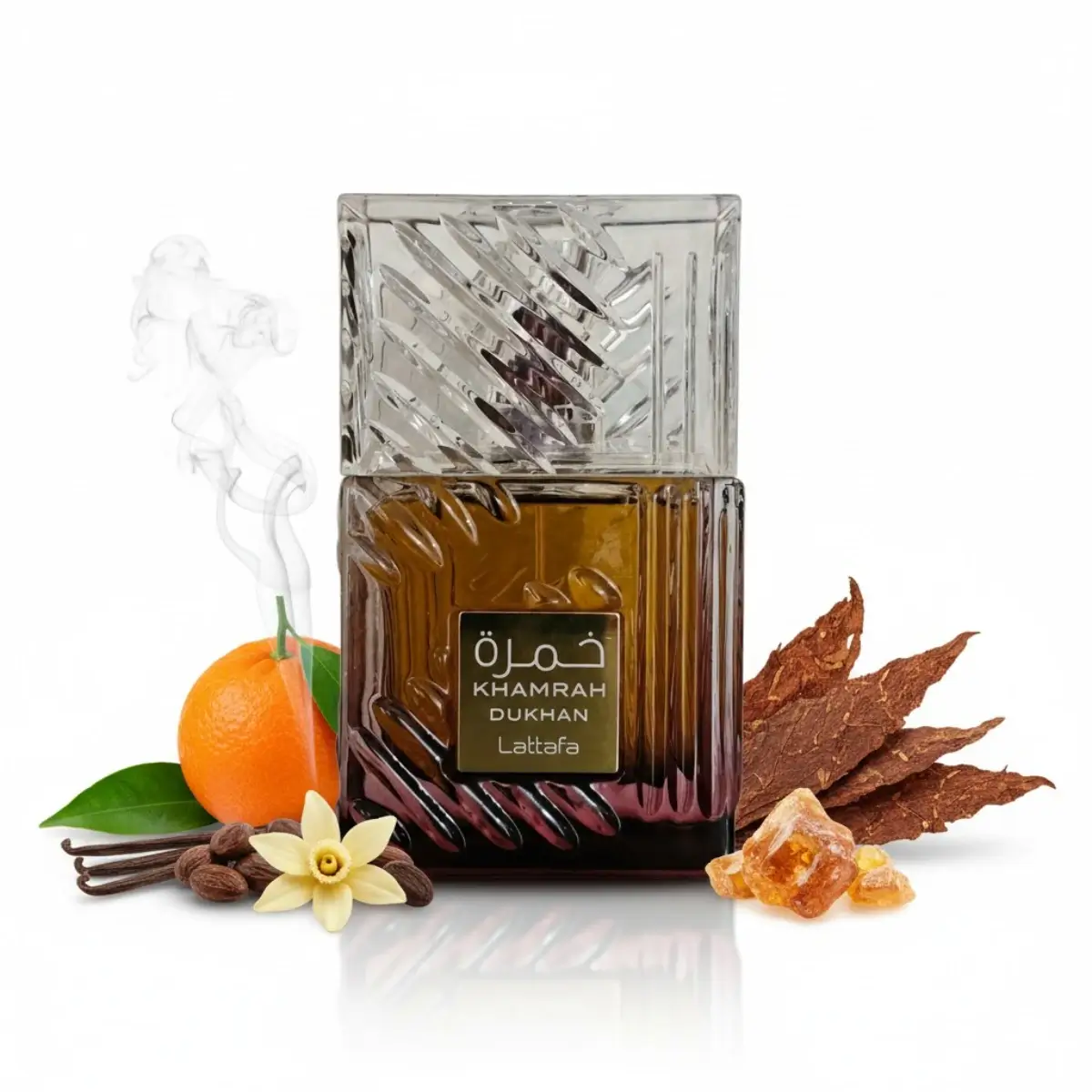 Khamrah Dukhan Lattafa Eau de Parfum con Notas olfativas